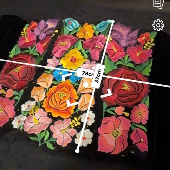 Black Velvet Bustier Corset Top Strapless Floral Lace Embroidery  Curvy hem 1 Sz - Picture 12 of 12